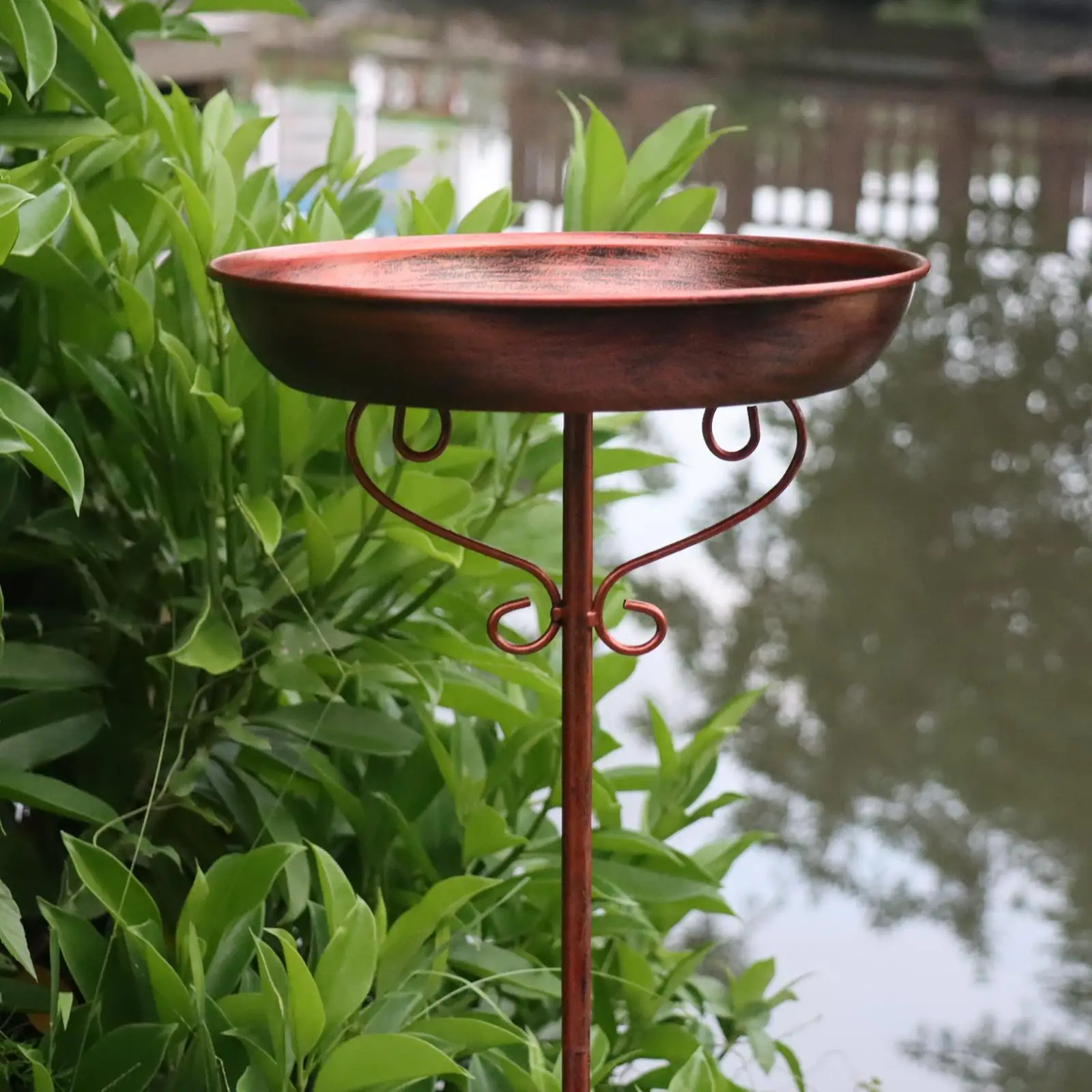 

Bird Bath Heavy Duty Feeding Station Vintage Style for Park Outdoor Lawn