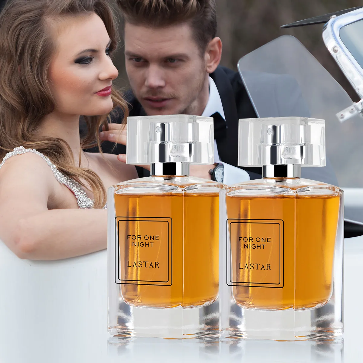 LASTAR Parfüm, klassischer holziger Duft, zwei Flaschen in insgesamt 100 ml/3,38 fl oz, langanhaltender Duft, Unisex, Weihnachtsgeschenk.