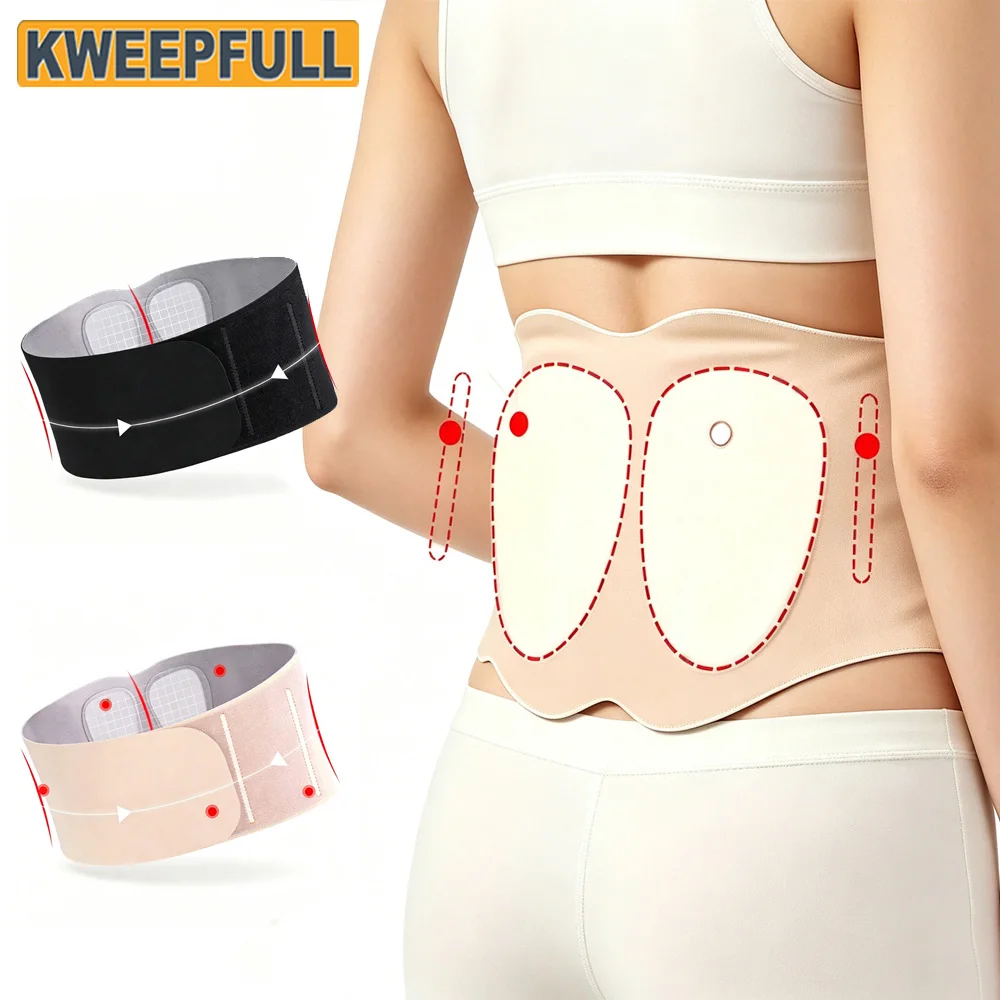 1PC Adjustable Lumbar Back Brace, Waist Support Belt, Lower Back Pain & Sciatica Relief,Back Support for Men and Women Daily Use