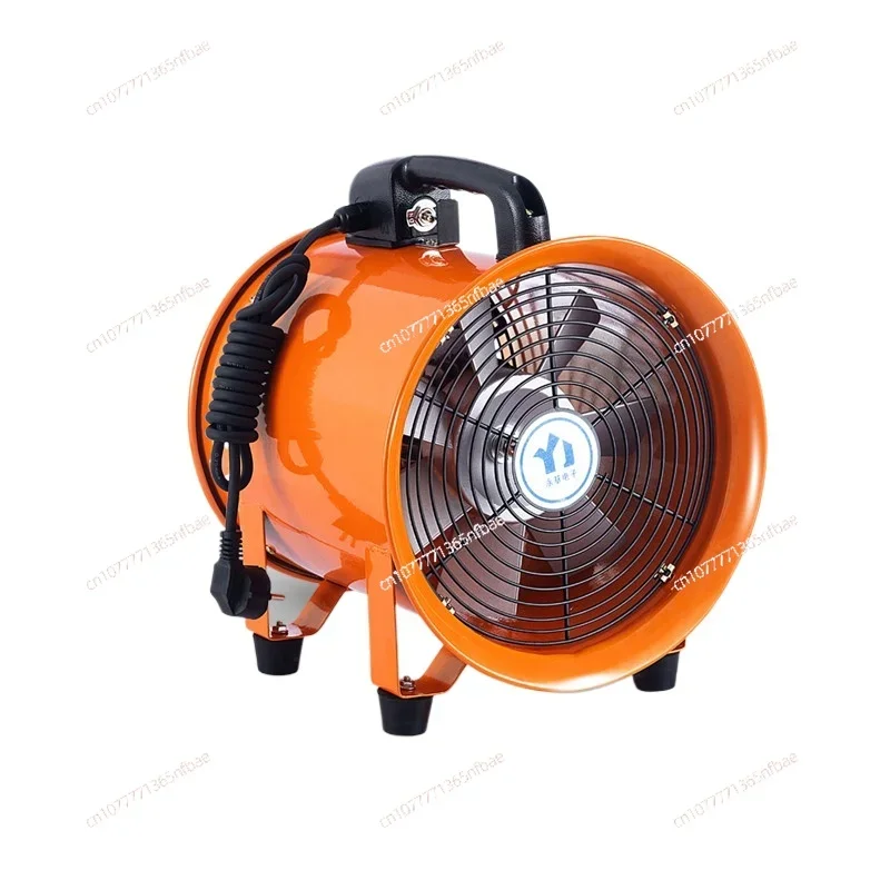 Portable Axial Fan High-speed Fan Industrial Exhaust Fan Outdoor Mine Ventilator Powerful Ventilation  Rear Air Outlet