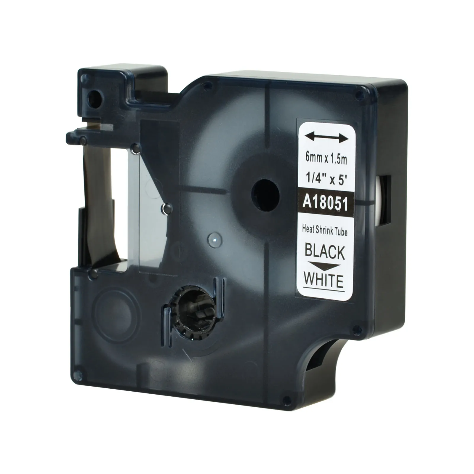 10 Stück S0718260 18051 Schrumpfschlauch-Etikettenband für DYMO Rhino Schwarz auf Weiß 6MM Dropshipping – Detail 10