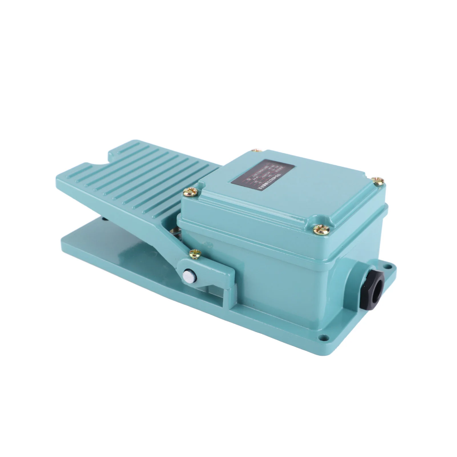 

AC 250 В 3A 1NO 1NC мгновенная педаль Нескользящий алюминиевый педальный переключатель TFS‐402 Педальный переключатель Педальный переключатель Ножной переключатель