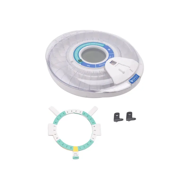 

Автоматический электронный дозатор таблеток ABIT на 28 дней для пожилых людей, с функцией звуковых и световых напоминаний и будильником