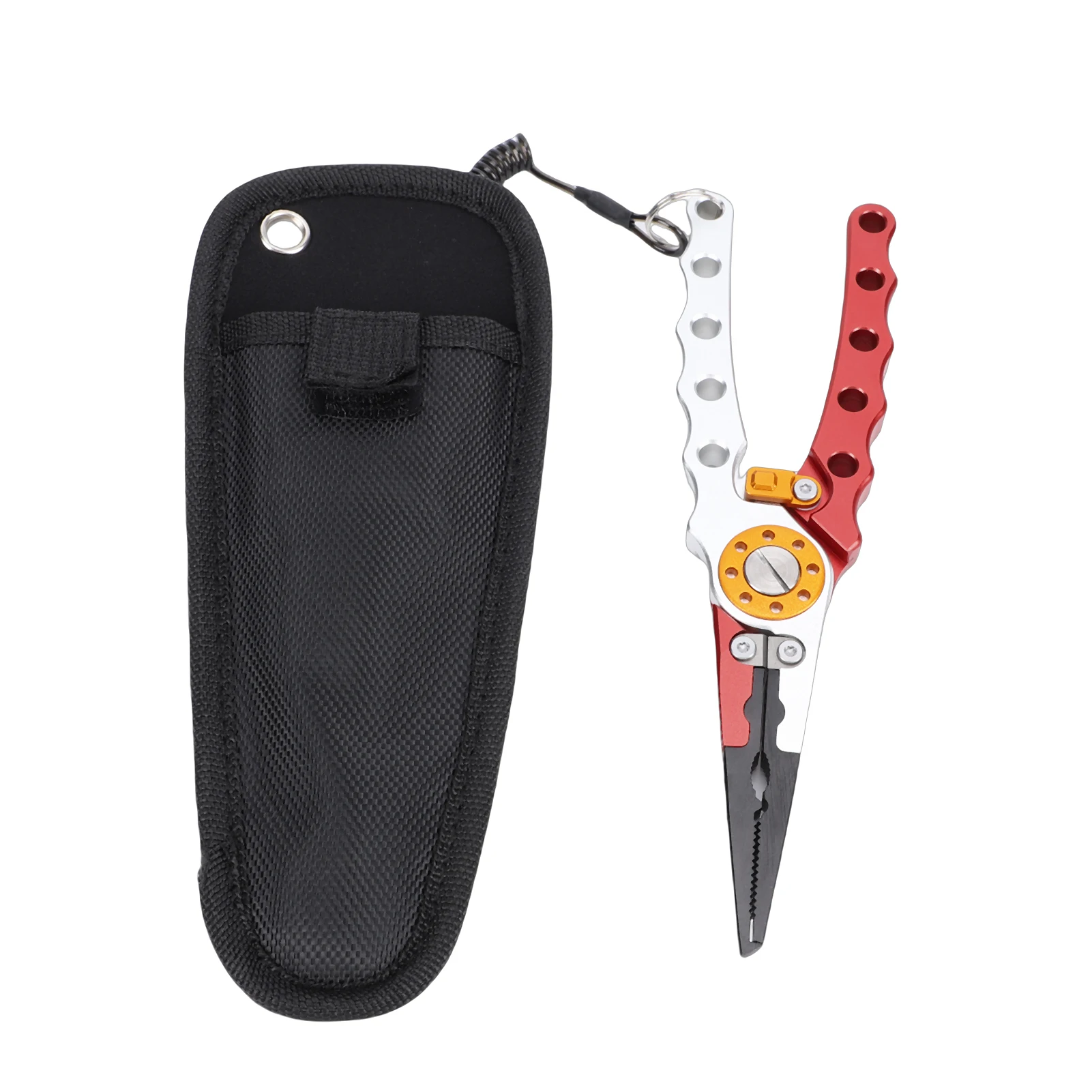 

Рыболовный инструмент Lixada, многофункциональные плоскогубцы для приманки из алюминиевого сплава, рыболовный инструмент с нескользящей ручкой, удаление крючка для горла для рыболов