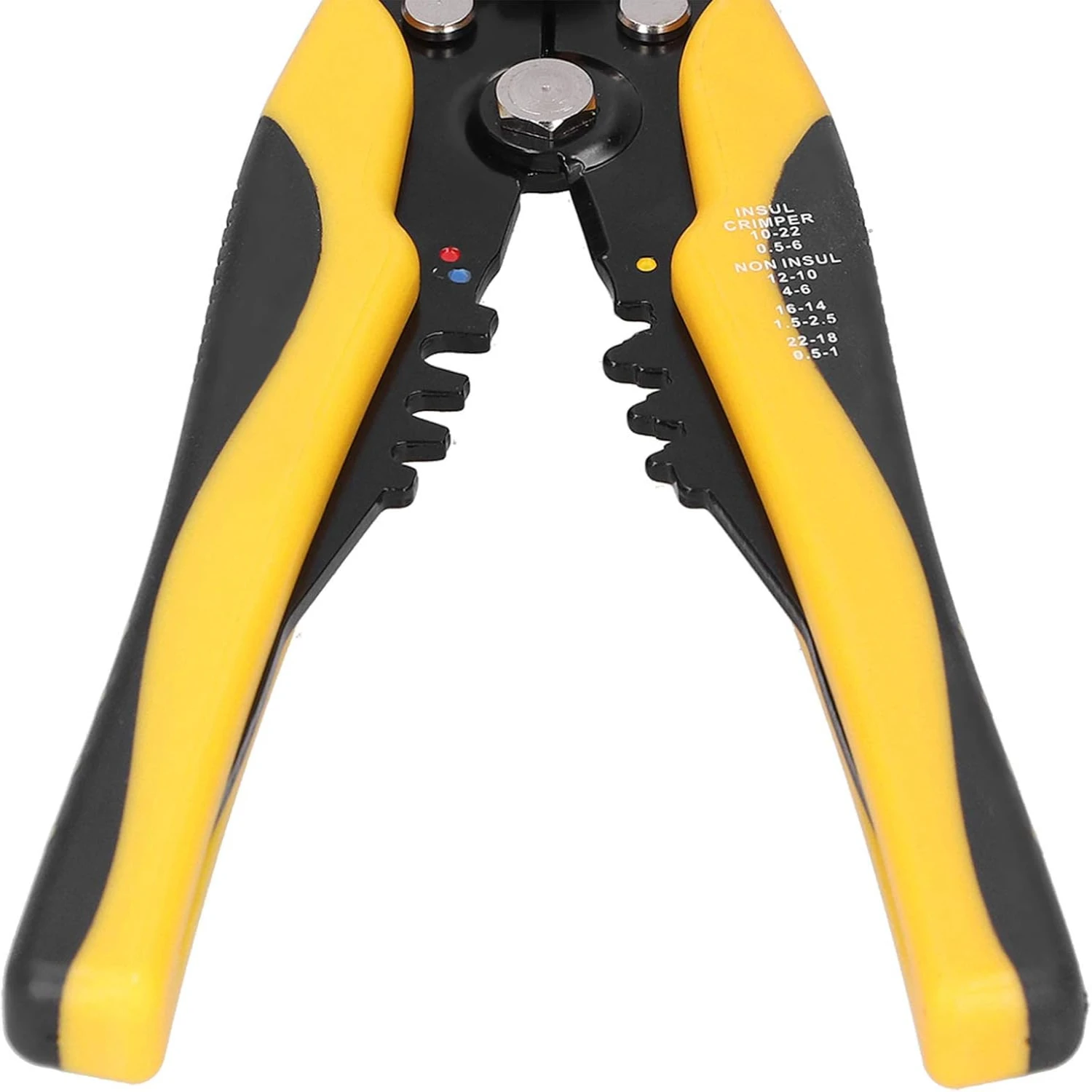 

Comfortable Ergonomic HSD1 Handle Wire Stripper for Precise Crimping, Stripping, and Cutting Wire - Professional Grade 3-in-1 Pl