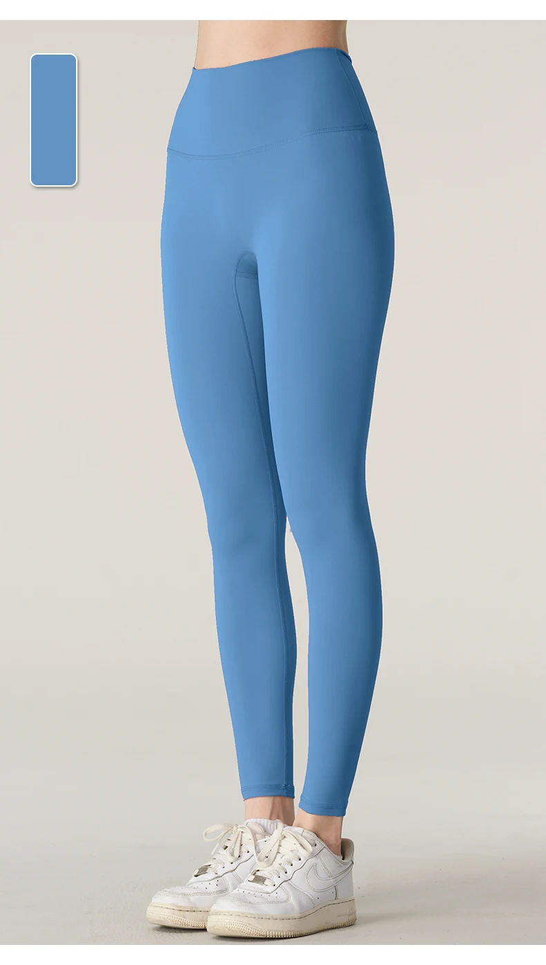 Hochgeschnittene Yoga-Leggings für Damen, ideal für Sommer-Workouts, hohe Elastizität, atmungsaktiv, formgebend, für Laufen, Outdoor-Aktivitäten, Freizeit, Radfahren und Yoga. – Detail 21