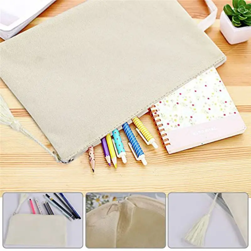 abgq-6-pcs-blank-diy-craft-canvas-pencil-pouch-blank-makeup-bags-pouch-bulk-cosmetic-bag-beige-85-x-51-inch