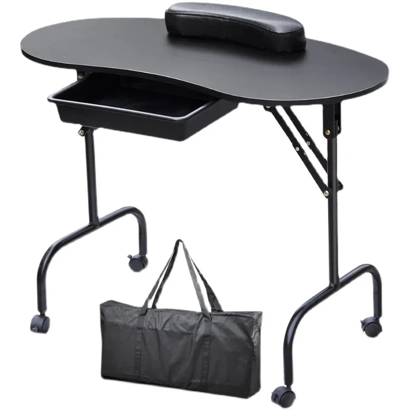 

Folding Cosmetic Table Nail Luxury Salon Organizing Nairls Chair Manicure Furniture Marble Dressing Cheap Simple Nails Foldable