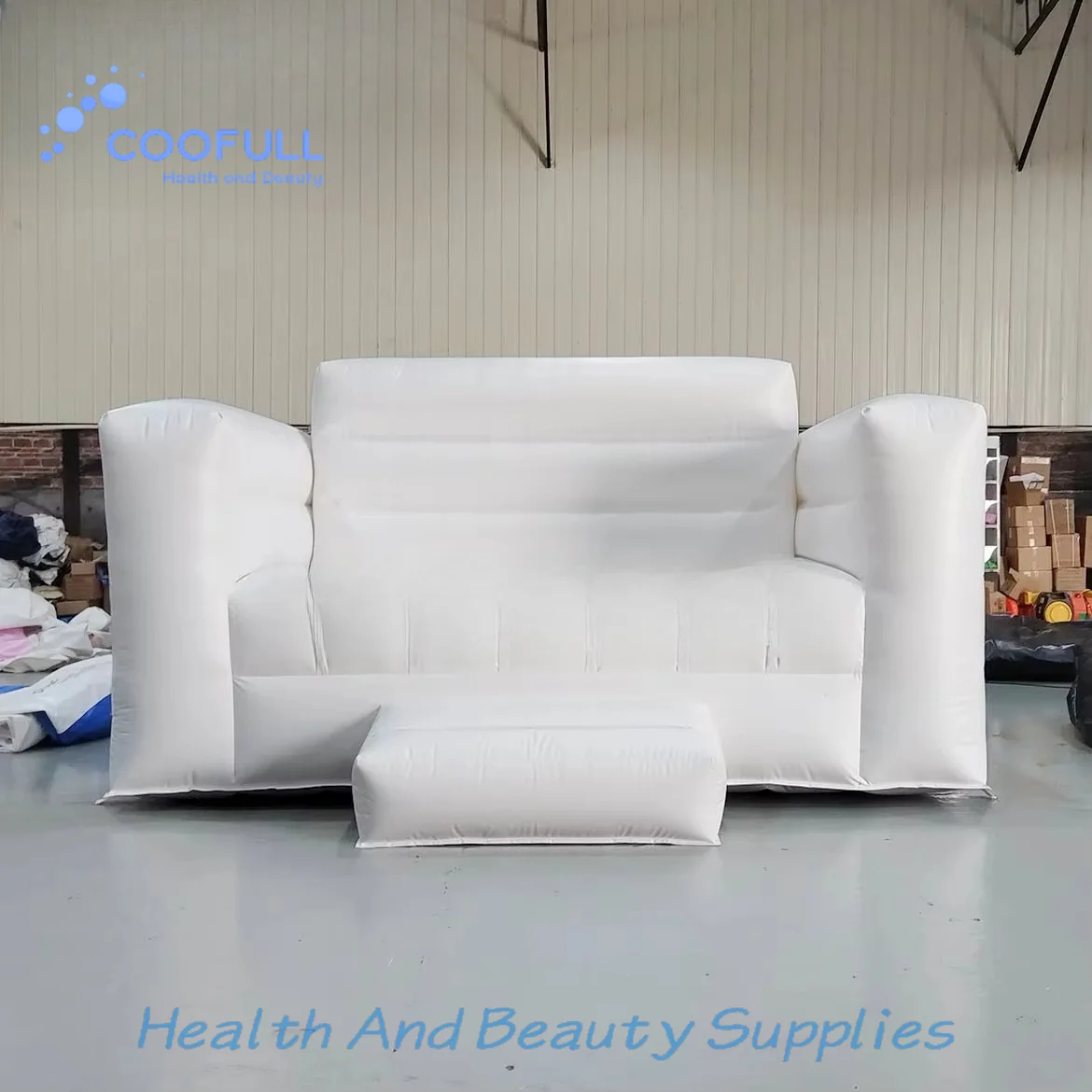 Coofull Custom Event Party Equipment Throne Pvc Inflatable Sofa Chair for Sale