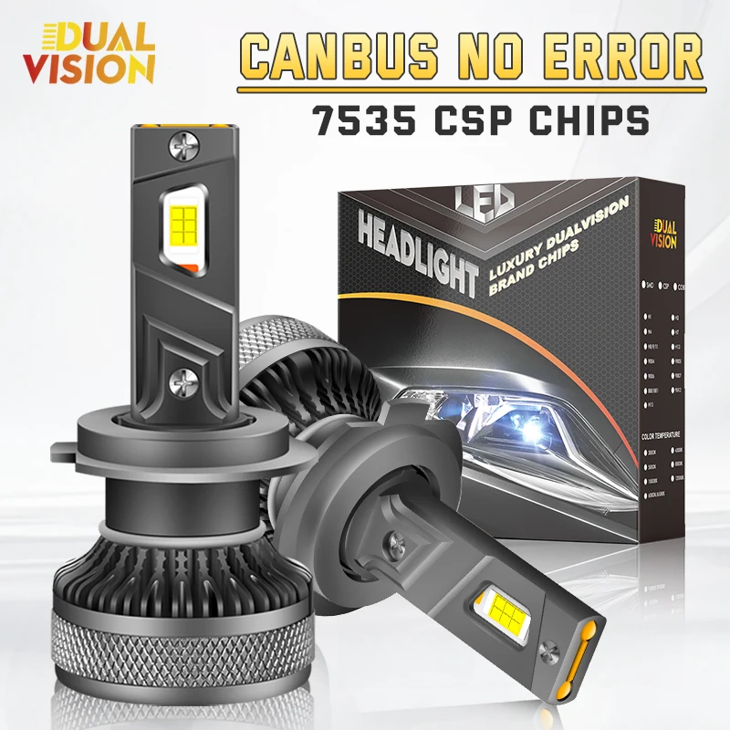 

Dualvision K5C Super Mini H4 H7 H11 LED 300W 30000LM Headlight Lamp H1 HB3 HB4 9005 9006 Auto Fog Lights Replacement Kit 2PCS