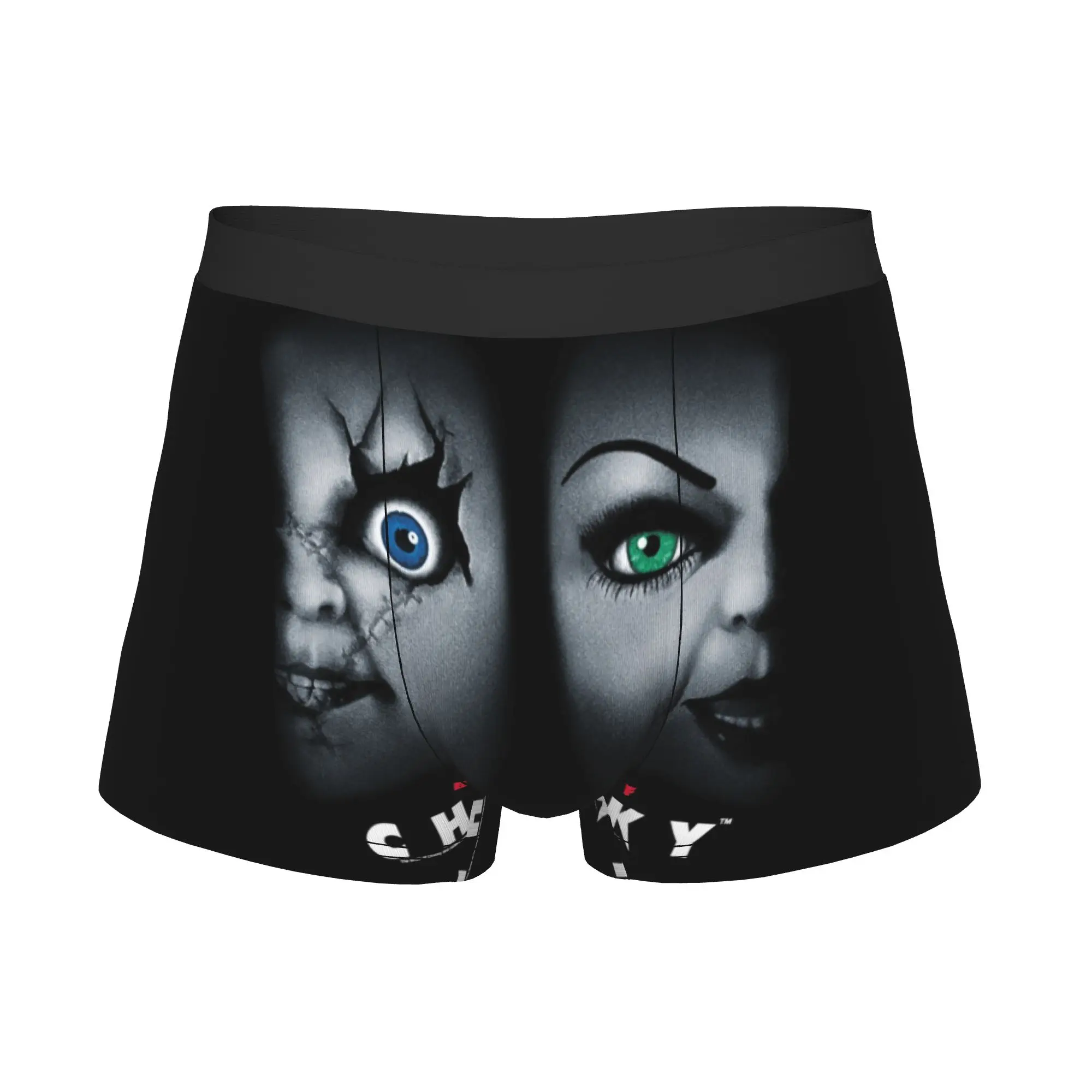 Bride of Chucky Movie Boxer Shorts For Men 3D Printed Child's Play Underwear Panties Briefs Soft Underpants