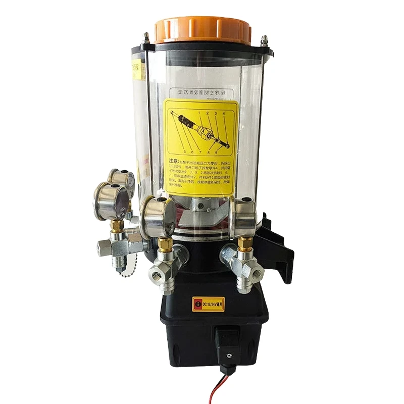 Automatic Grease Central Lubrication System High Pressure Progressive Lubrication Pump 50W DC Motor Excavator Medium Piston Pump
