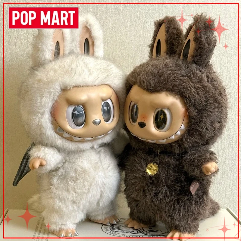 

Подлинная серия Pop Mart 58 см Zimomo THE MONSTERS I FOUND YOU and ANGEL IN CLOUDS, виниловая плюшевая фигурка для лица, коллекция игрушек, подарки