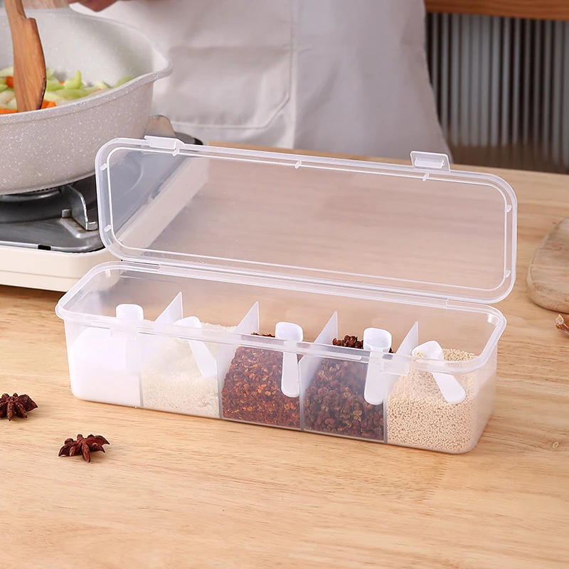 Charge Cable Storage Box Transparent Cabinet Desktop Snack Makeup Storage Box Kitchen Spice Organizer Accessories Box