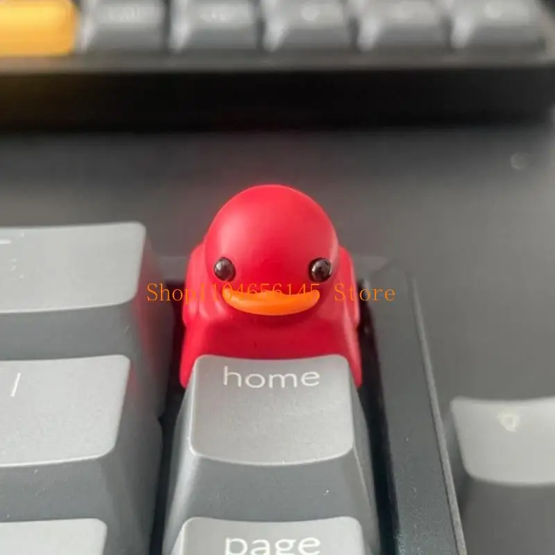 

652F 3D Resin Keycap Cartoon Duck Unique Desiging for Mechanical Keyboards ESC Keycaps Collectors
