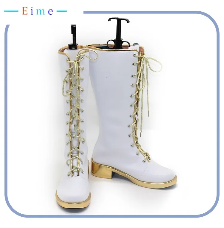 Zapatos de Cosplay, accesorios de Anime, accesorios de Cosplay, zapatos de cuero PU, botas de Carnaval de Halloween hechas a medida