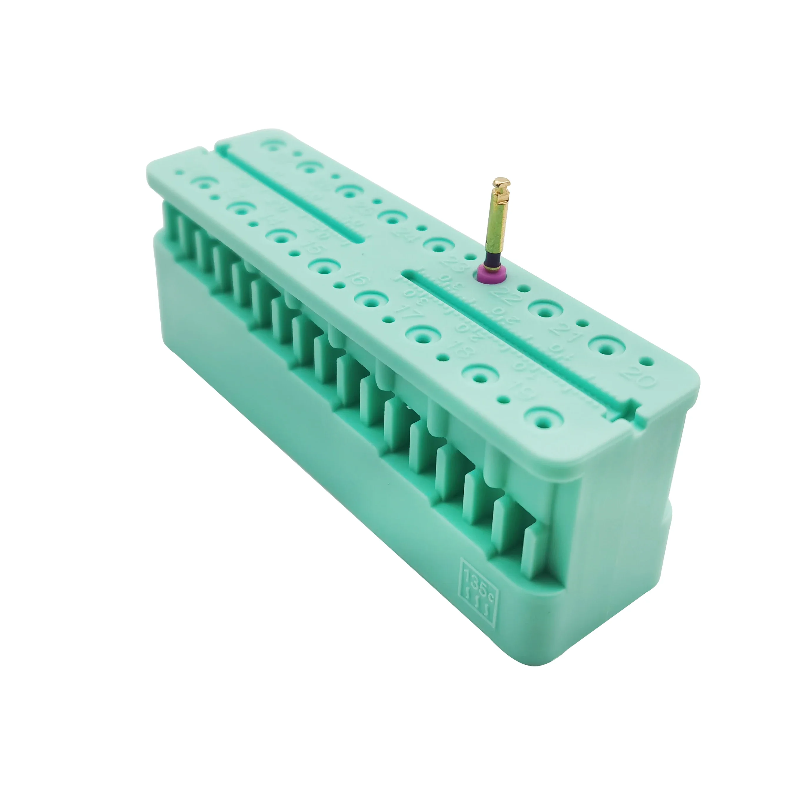 

Dental Endo Block Stand Ruler Dentist Instrument Ruler Products Equipment Measuring Block Files Holder Autoclavable