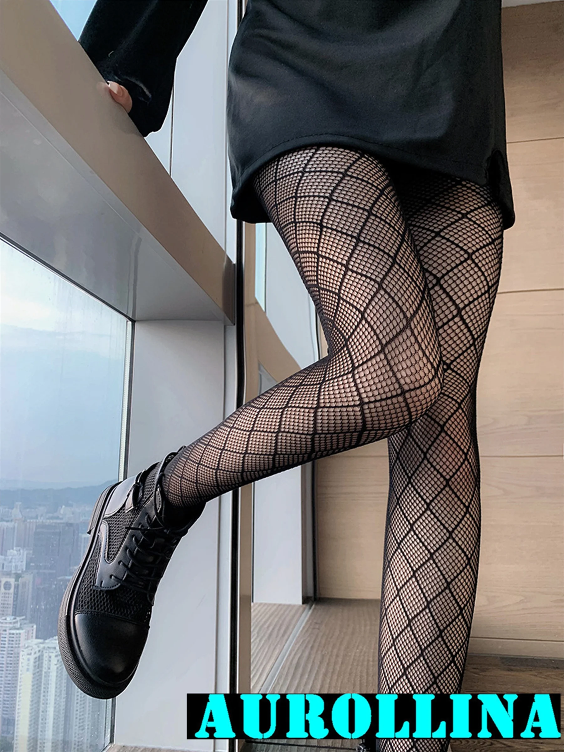 Heiße reife sexy Body stocking Dessous Fisch netz Nylons Fisch netz Mesh Strumpf Nylons sexy Prono Frau Fetisch