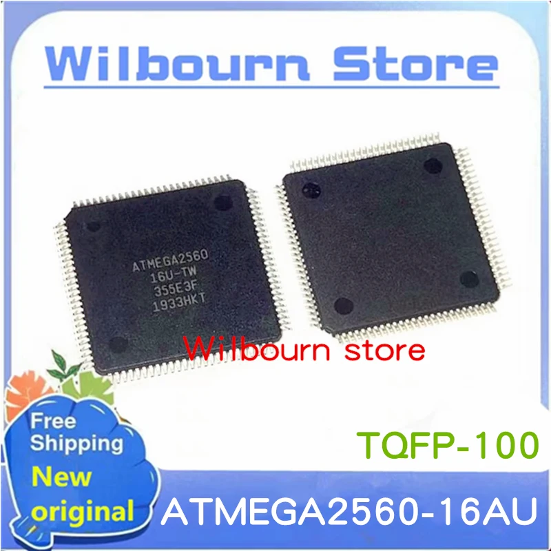 2PCS~10PCS/LOT ATMEGA2560-16AU ATMEGA2560 ATMEGA2560-16U QFP100 New original