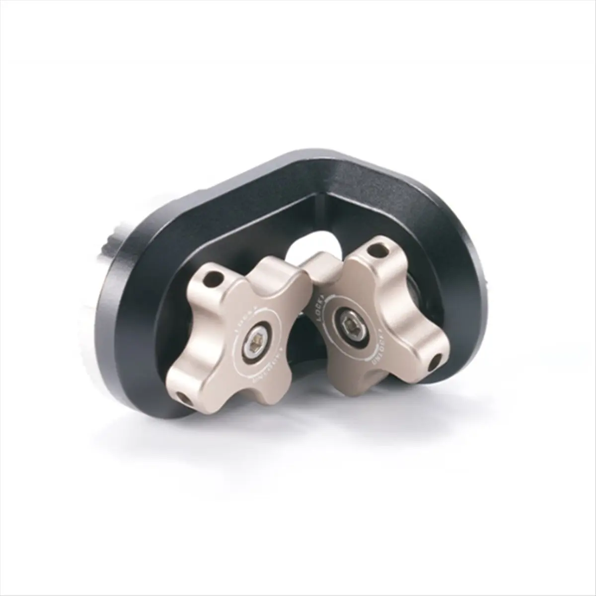 【Camera Accessories】 TA-RRA-1420 Right Angle Rosette Adapter to 1/4in-20 with Locating Pins-Black for Nucleus Nano II Control Ha