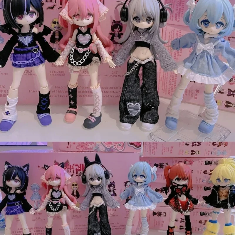 

In stock 10000 Escapes Plans Series Ob11 1/12 Bjd Blind Box Mystery Box Cute Action Anime Figures Dolls Kawaii Birthday Gift