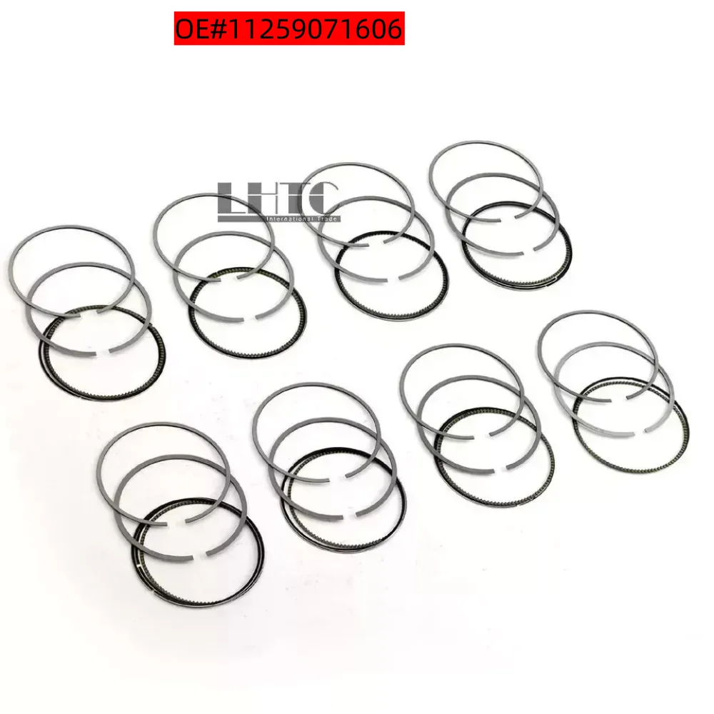 

8x Piston Rings Set Φ92mm STD For BMW 540i 740iL E38 E39 Range Rover 4.4 M62B44 OE#11259071606