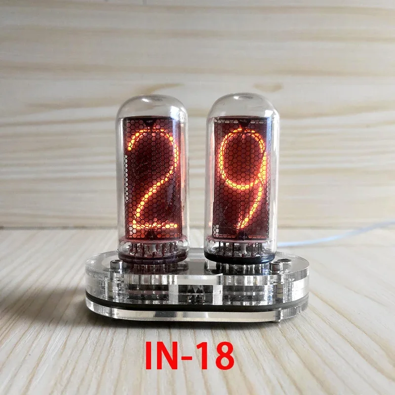 2-digit IN-18 thermometer Glow Tube Thermometer IN8 timer Nixie Clock Home USB 5V