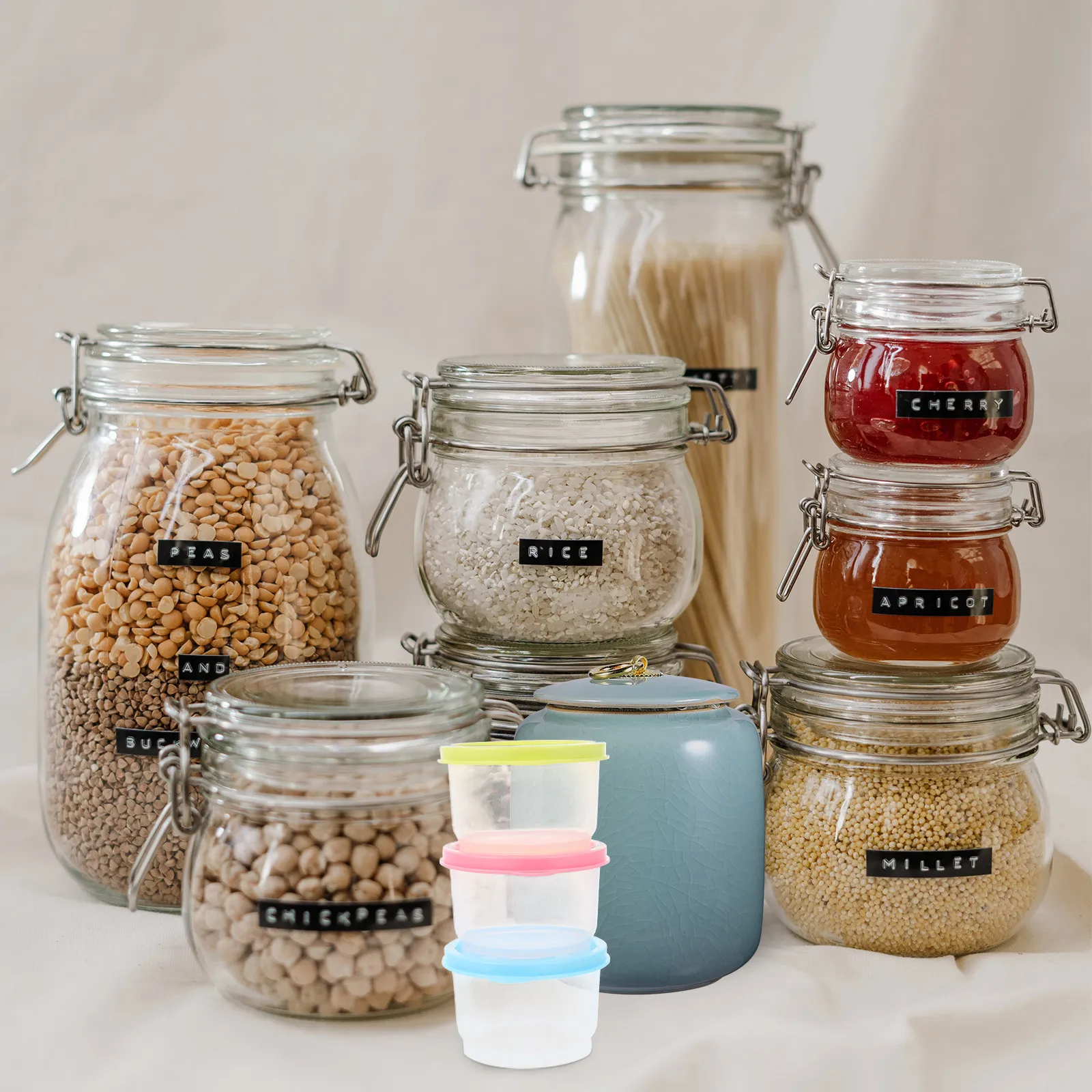 

6Pcs Food Preservation Box Premium Plastic Baby Food Storage Container Keeping Mini Refrigerator Fruit Vegetable