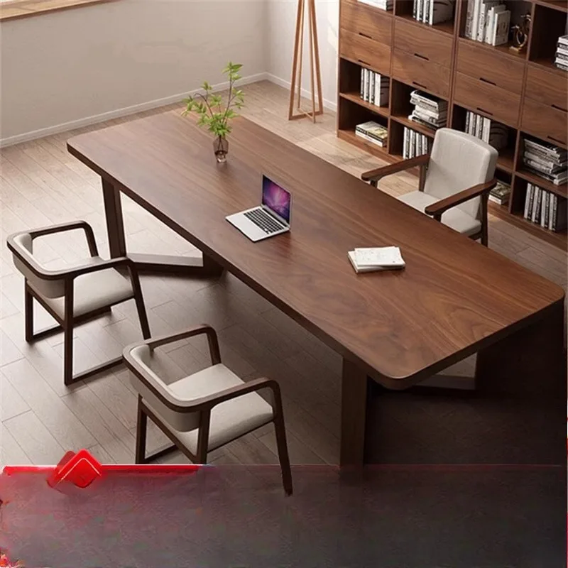 

South American walnut, high-end solid wood living room, large desk, home workbench, study