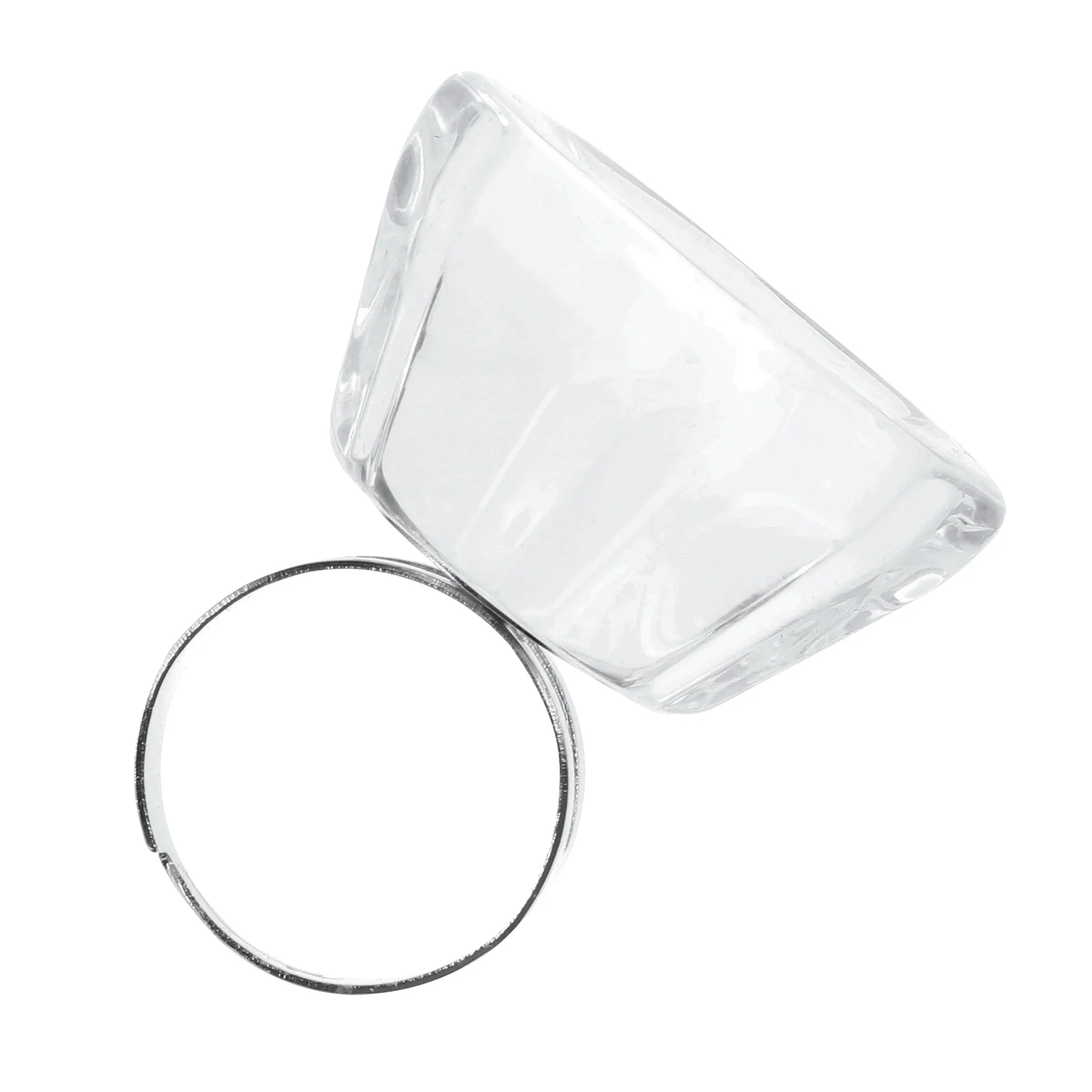 1Pcs Adjustable Eyelash Extension Ring Cup Crystal Pigment Ring Tray Glue Holder Eyelash Grafting Tattoo Beauty Supplies