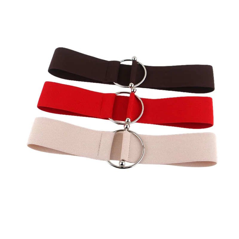 Mới Waistbands Nữ Trang Trí Rộng Cummerbund Đầm Đơn Giản Dây Thắt Lưng Nữ Thun Áo Len Thời Trang Lưng Đen Vải Dạ