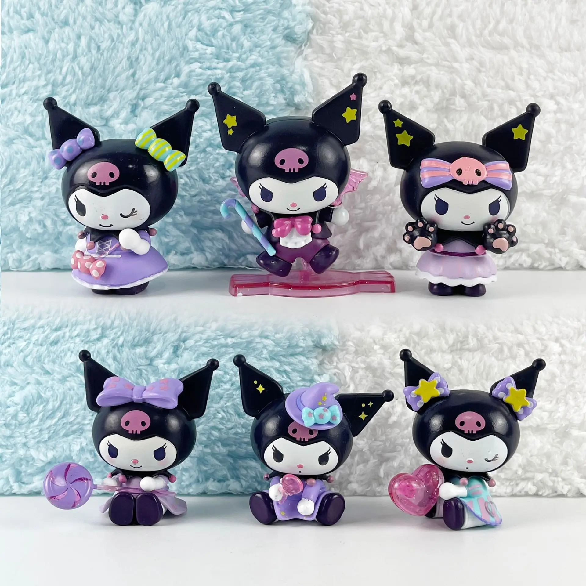 

Miniso Sanrio Kuromi слепая коробка серии «Кошелек и жизнь» модные игрушки на Хэллоуин
