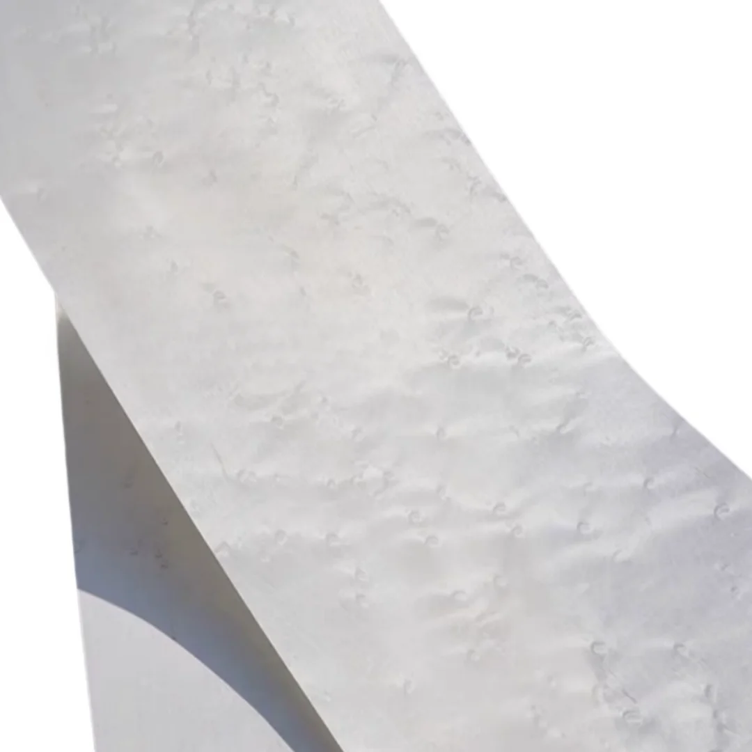 L:2.5meters Width:180mm T:0.25mm Natural Maple Bird's Eye Wood Veneer  for DIY Furniture Home Speaker and Instrument