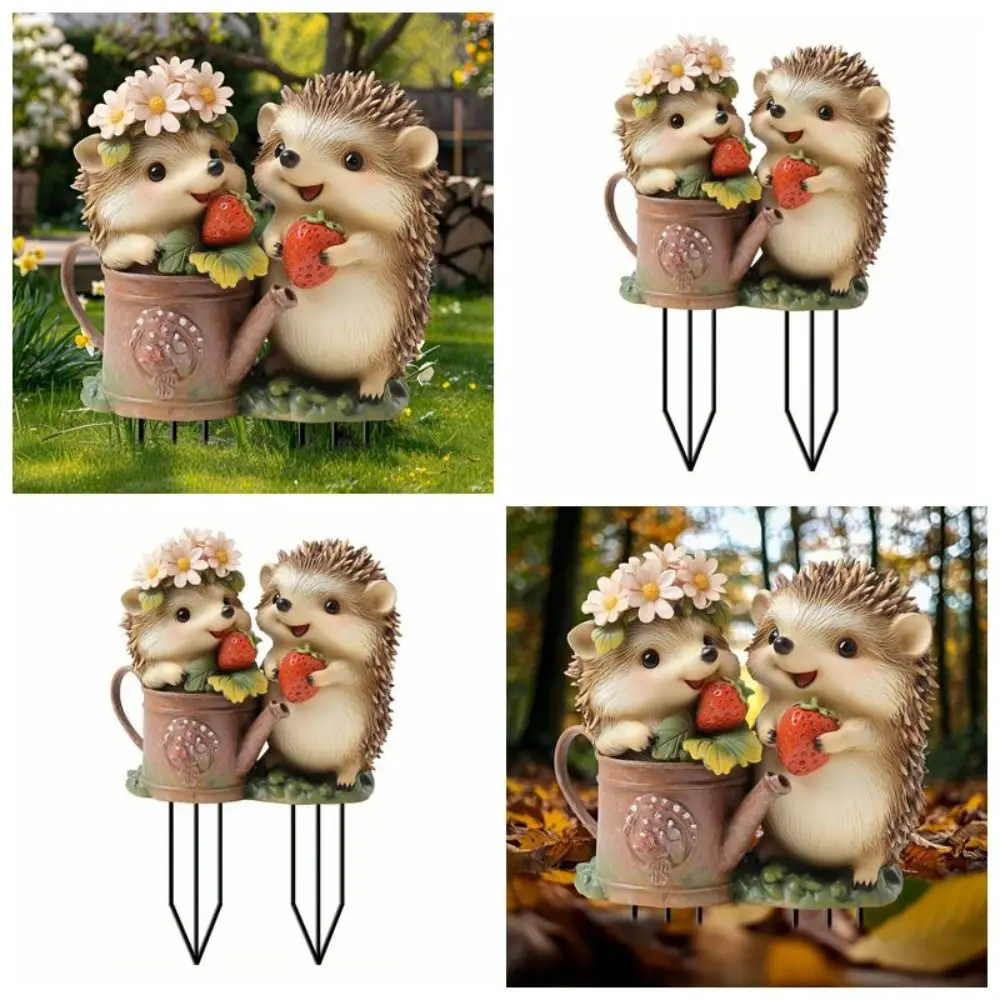 Acrylic Hedgehog Garden Pile for Lawn Yard Fenced Yard Lawn Art Decor Garden Decor Outdoor Garden Lawn Garden Ornament