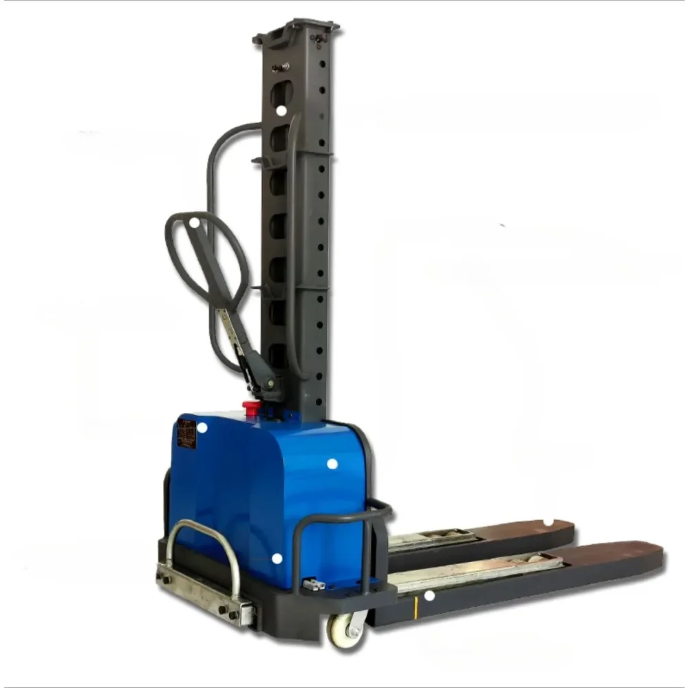 Semi electric stacker Self propelled portable lifting forklift