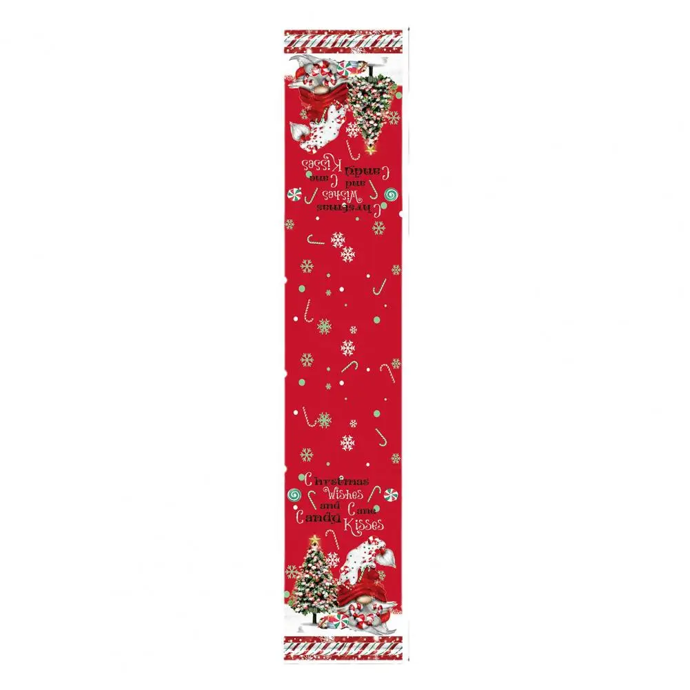 

Santa Claus Tablecloth Fine Workmanship Table Runner Fine Workmanship Festive Christmas Table Runner Santa Doll Print for Dining