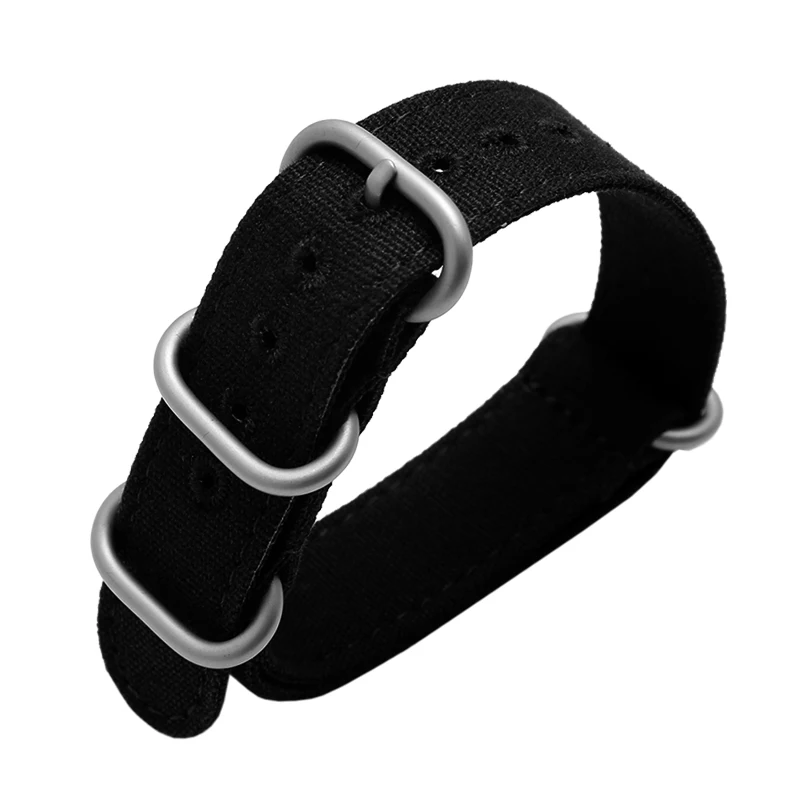 For Seven Weeks SF-T Five P Series M Series Q Series Canvas Nylon Watch Strap Waterproof Sweat-Proof Sports Watchband 26 28mm