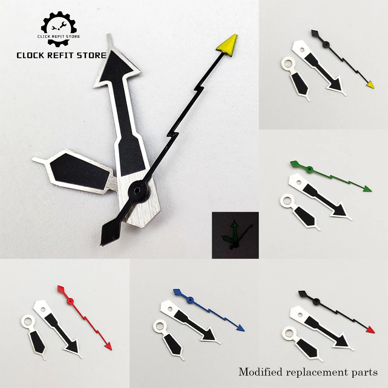 conjunto-de-manhois-para-relogios-black-com-bordas-em-prata-escovada-para-nh35-e-nh36-pecas-de-substituicao-modificadas-atualizacao-diy-em-promocao