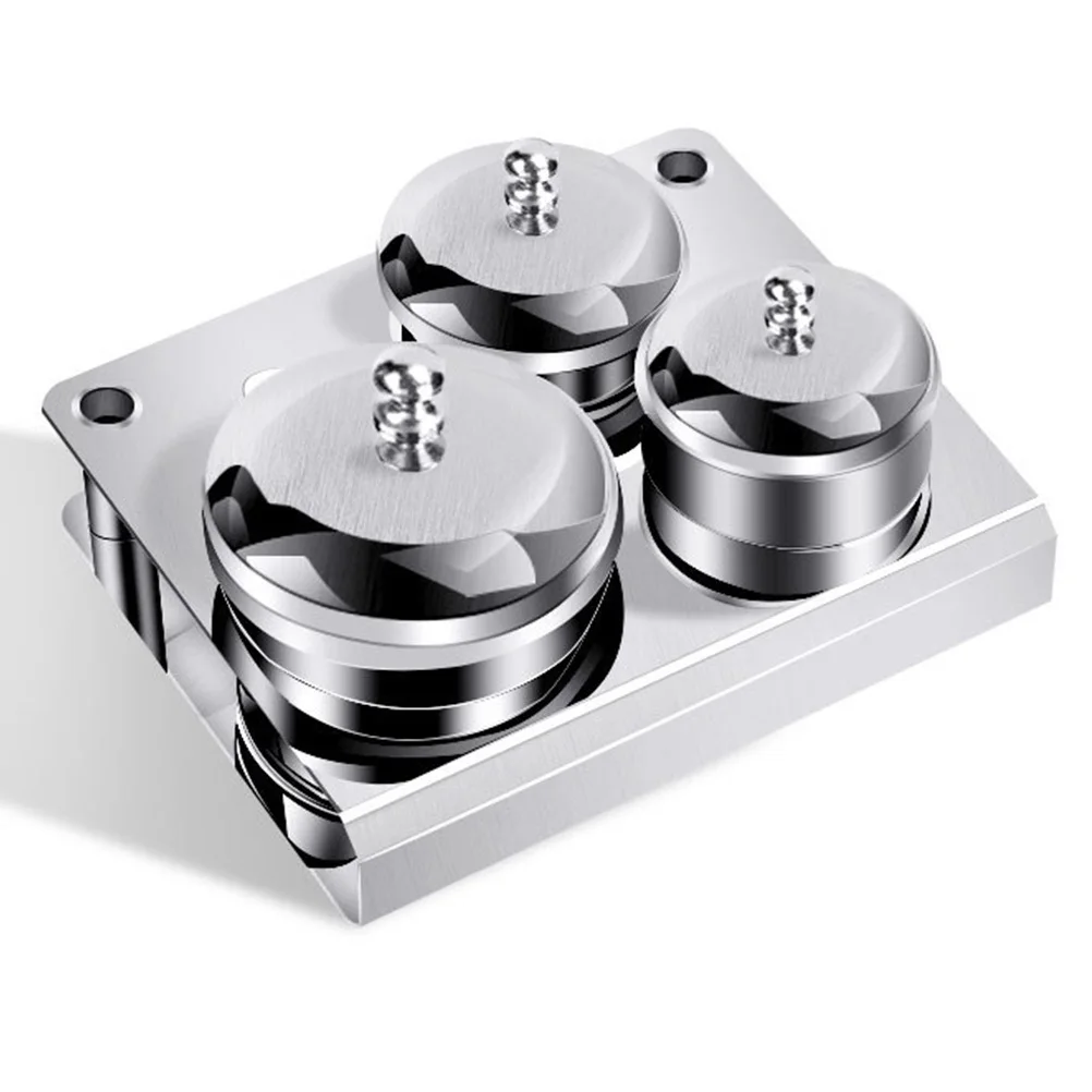 

3 шт. металлические чашки для ногтей, акриловые банки для жидкой пудры из нержавеющей стали, компактный прочный набор инструментов для дизайна ногтей, акриловая банка для жидкости