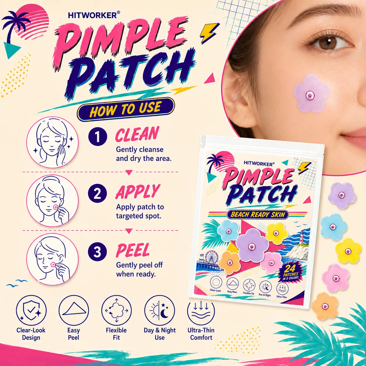 125 Parches para Cubrir Granos - Face Oil reseña y precio