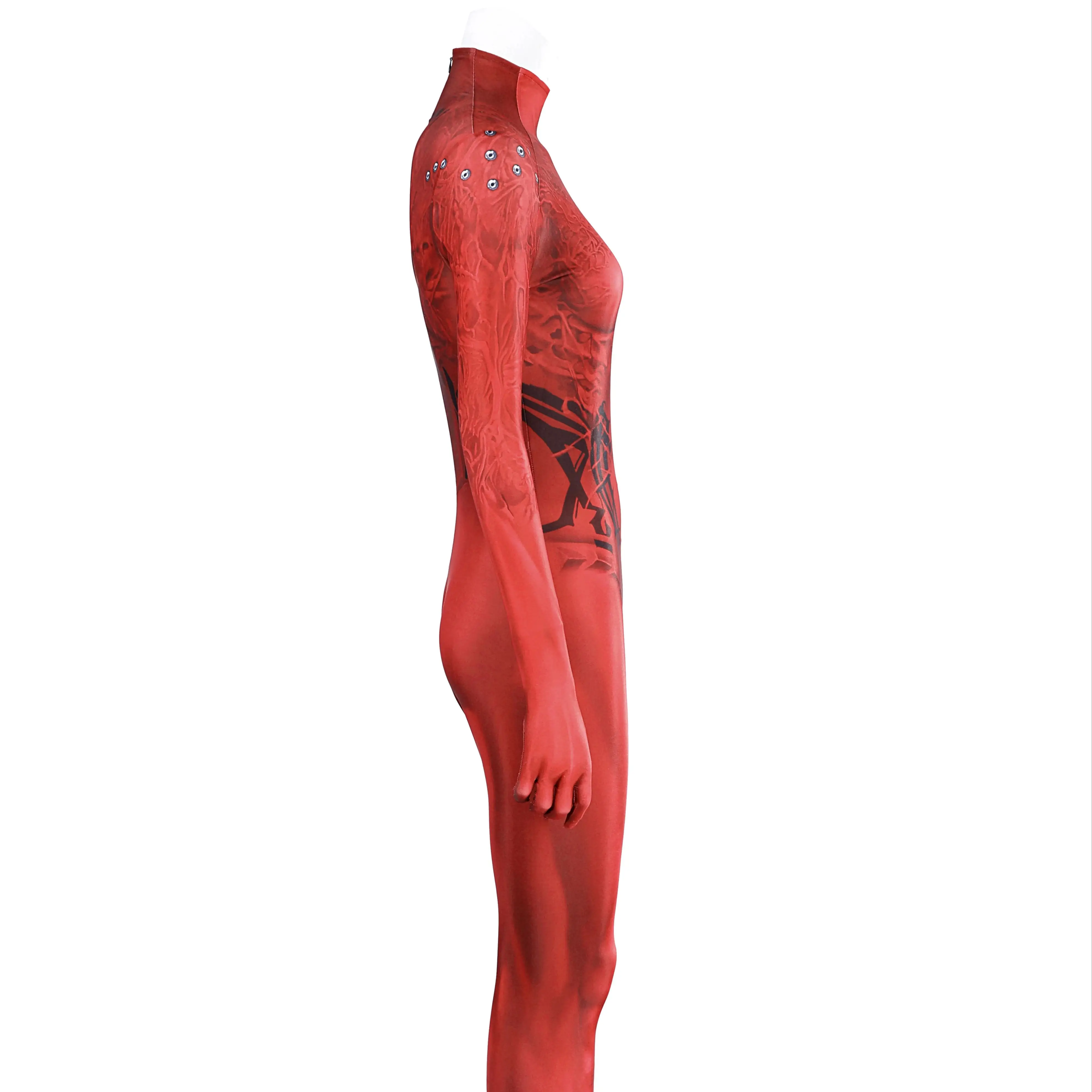 Karlach Cosplay Costume Woman Jumpsuit Gate Bodysuit Halloween Carnival Party Outfits