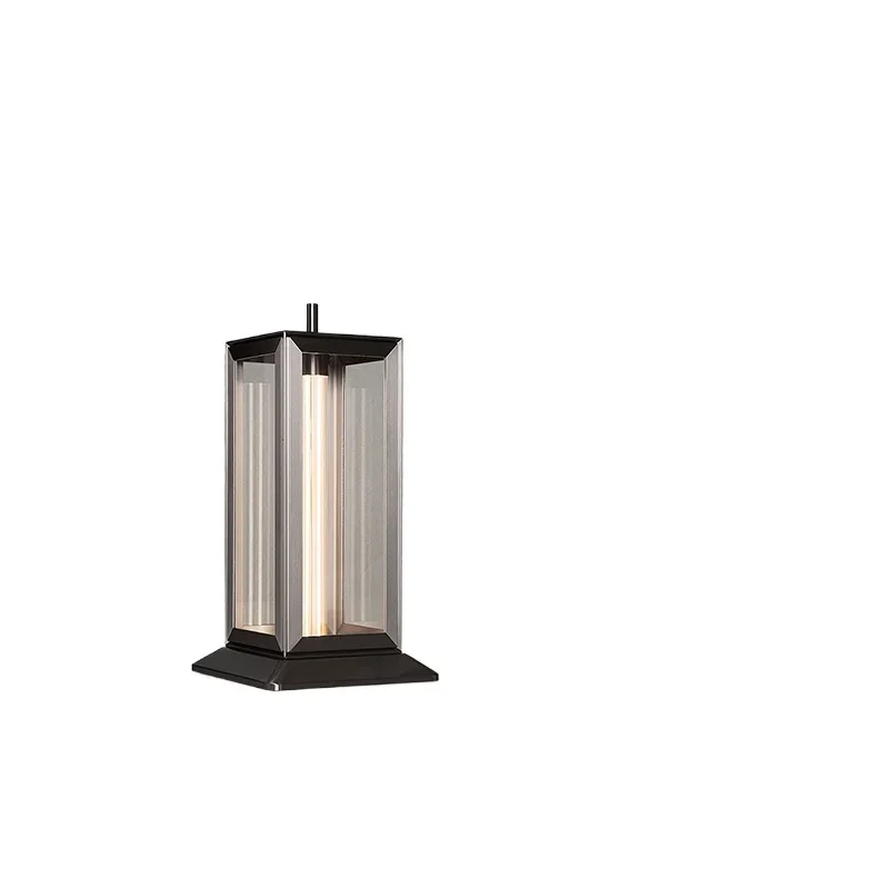 

Bedroom retro decorative bedside lamp, creative entrance simple light luxury touch lamp