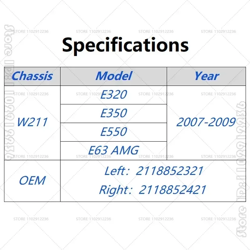 Strip krom cetakan Bumper depan, untuk 2007-2009 W211 Mercedes Benz E320 E350 E550, E63 AMG 2118852321 2118852421 Trim