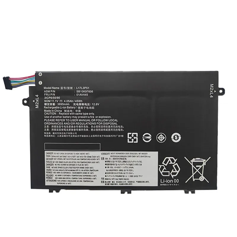 

Аккумулятор tp00117a l17m3p52 l17l3p51 для Lenovo e480 e580 e14 e15 r480