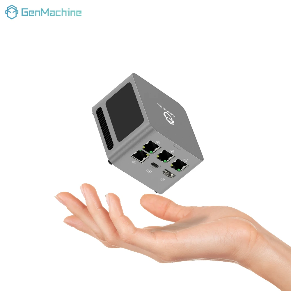 GenMachine ใหม่ AMD Ryzen3 5425U Super MINI PC Windows11Pro DDR4 Dual Channel WIFI6 BT5.2 เดสก์ท็อปสํานักงานเกมคอมพิวเตอร์ pc gamer