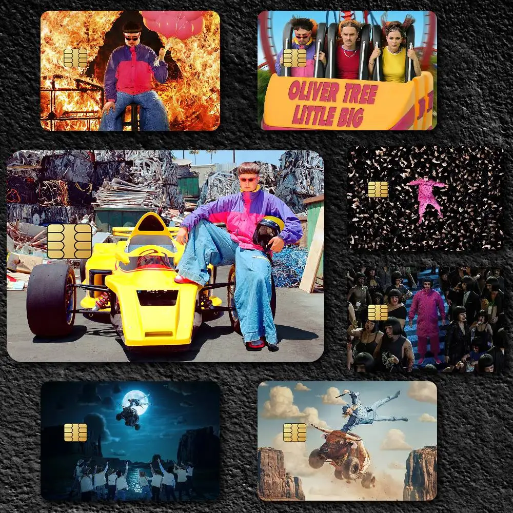 Singer O-Oliver Tree Credit Card Skin Stickers for Bank Card Bus Metro Card Sticker Waterproof Gift