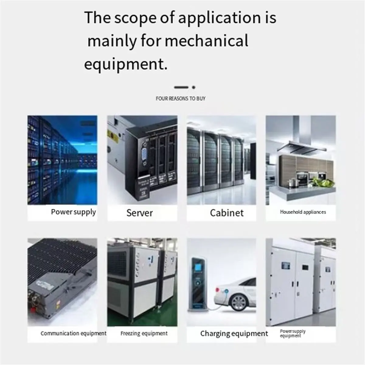 A49T 110V-220V Fan Cooling Controller Btc Machine Chassis Workstation Cabinet Radiator Server Fan for GPU VGA, EU Plug