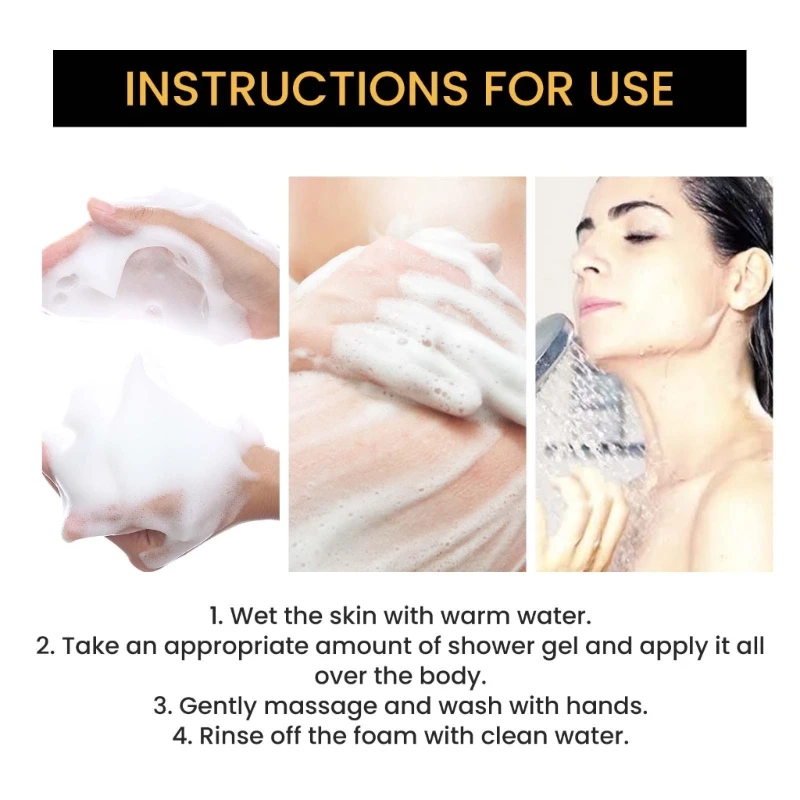 Honeys Shower Gel Moisturizing Women Body Wash Remove Greasy Whitening Repair Body Cleansers Daily Shower Gel