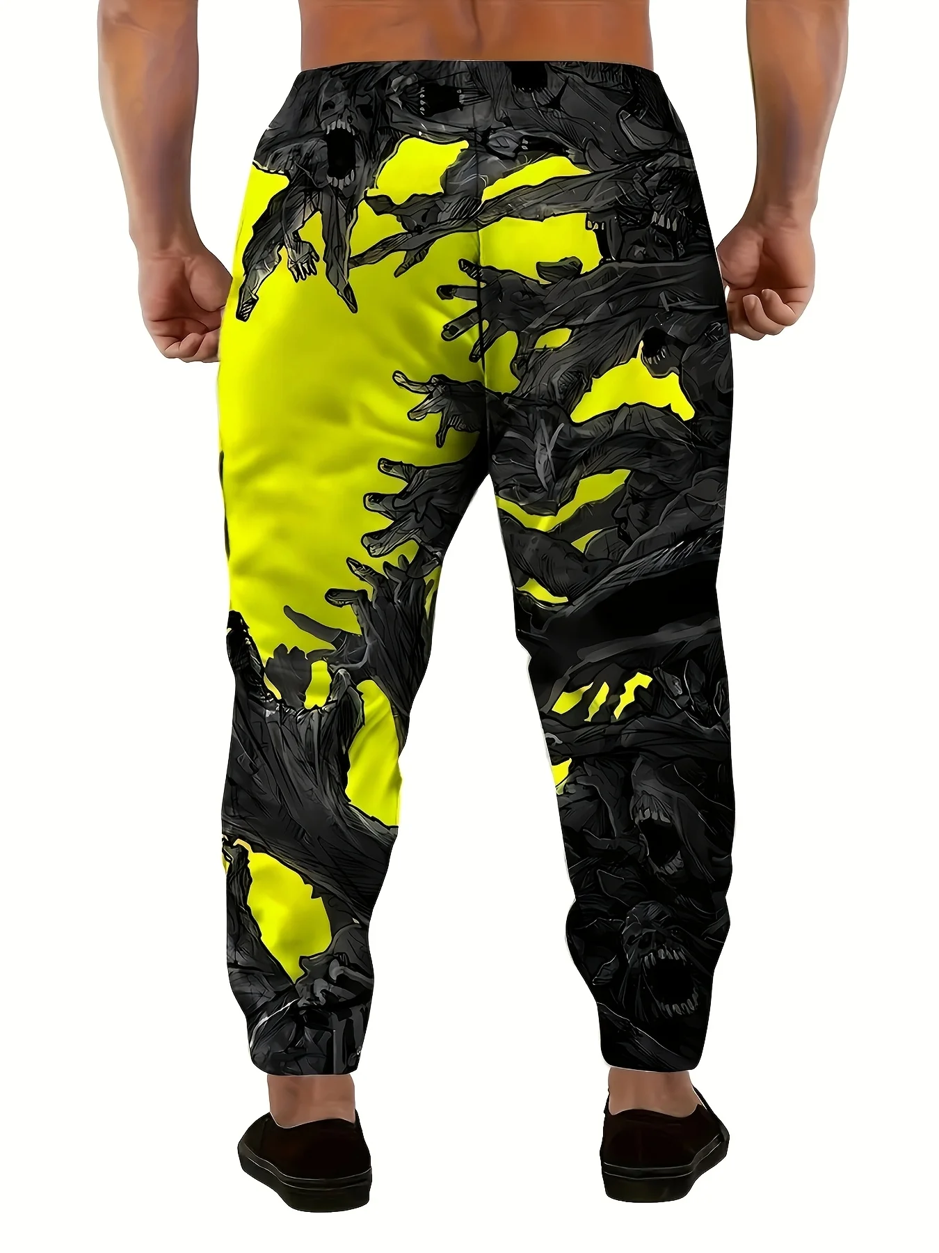3D Men's and Women's Fashionable Sports Pants, Fashionable Pants Suitable for Home Wear, Pajamas, Casual and Comfortable