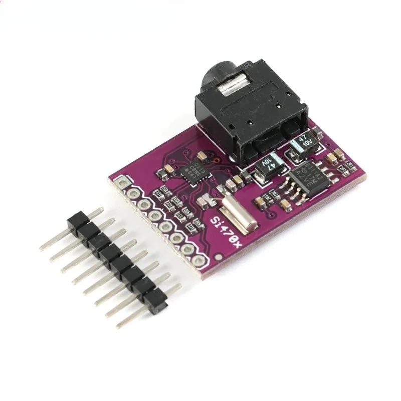 Si4703 FM Tuner Evaluation Board FM Radio Module CJMCU-470 Tuner Development Board Module with 3.5MM Headphone Audio Jack